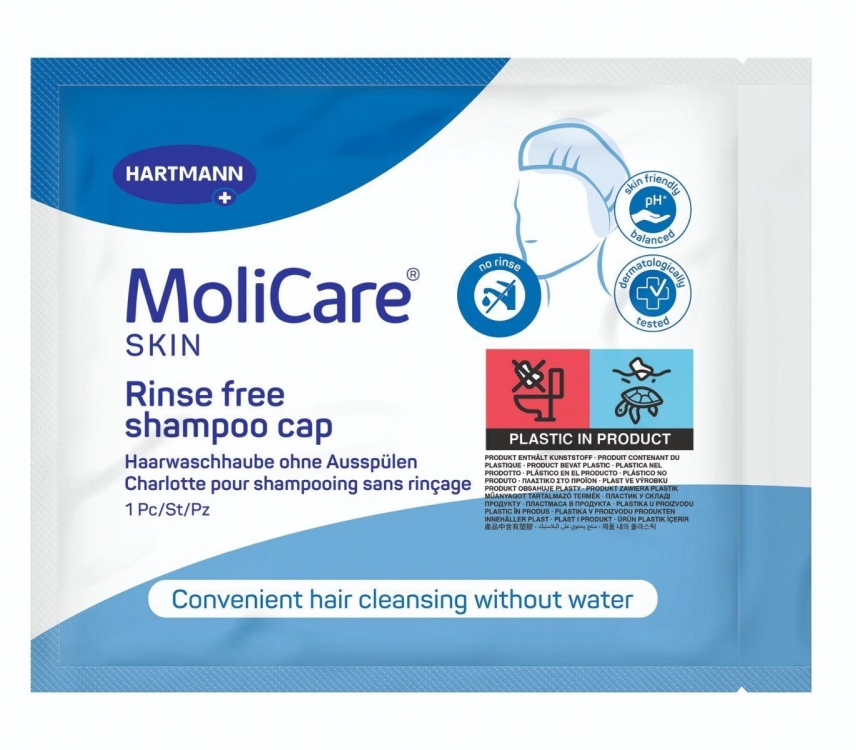 Hartmann MoliCare Skin Προεμποτισμένο σκουφάκι λουσίματος