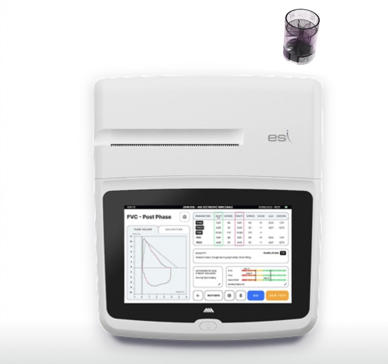 MIR Σπιρόμετρο Spirolab Plus ESI με τουρμπίνα πολλαπλών χρήσεων 914034T