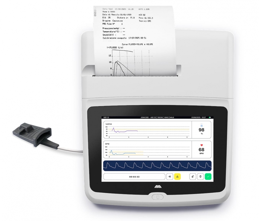 MIR Σπιρόμετρο Spirolab Plus με οξύμετρο 