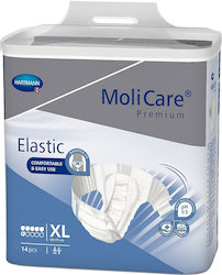 Hartmann Σλιπ ακράτειας ημέρας MoliCare Premium Elastic Extra Large 6 σταγόνων (14τεμάχια)